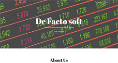 Desktop Screenshot of defactosoft.com
